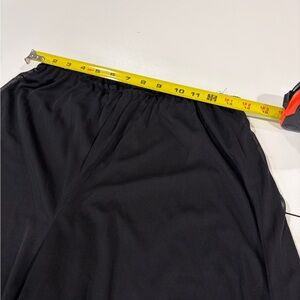 Alex Evenings Black Maxi Skirt with sheer overlay LP